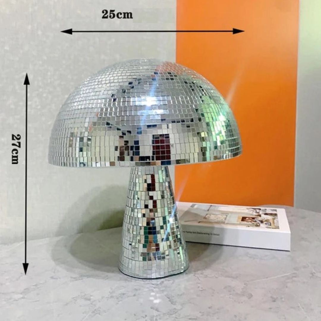 Boule à facettes champignon