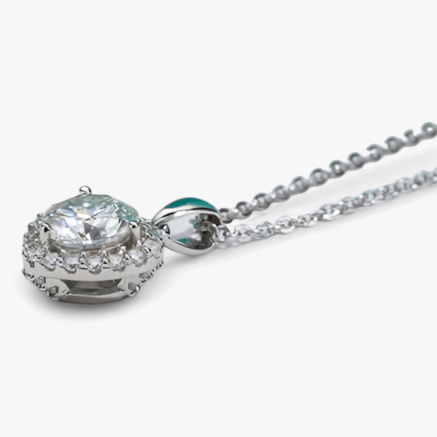 Amouria - Luxe Moissanite Pendentif en Forme de Cœur Collier