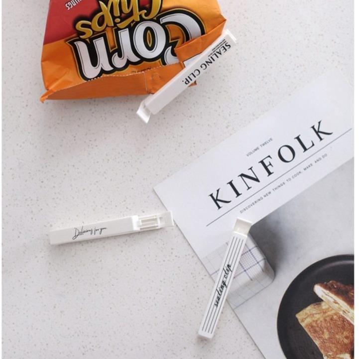 Floroux Decorative Bag Clips | Set of 10 Pieces | Practical Storage & Elegant Kitchen Organization