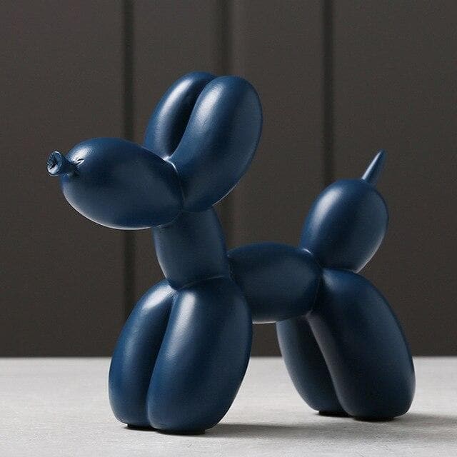 Chien ballon sculpture – résine faite à la main – vente de fin de saison
