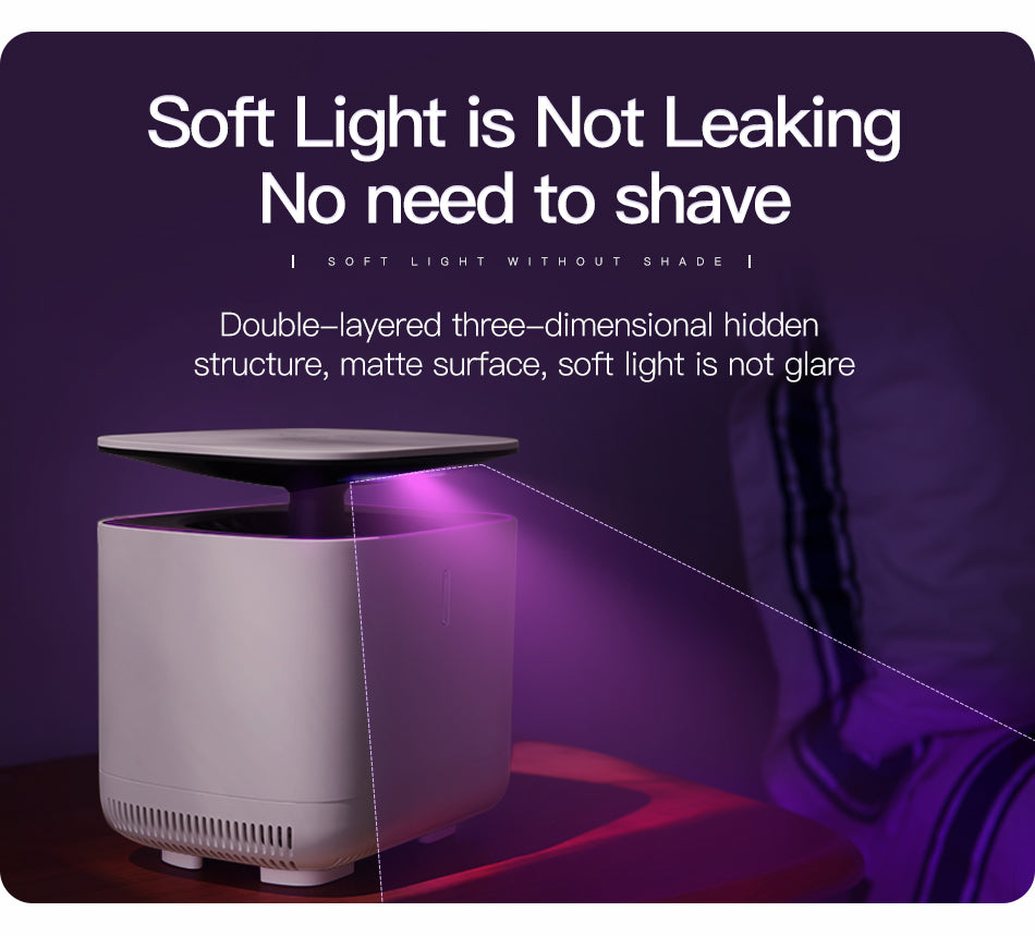 Lampadaire anti-moustiques Floroux LED | Efficace contre les insectes | Silencieux et sûr