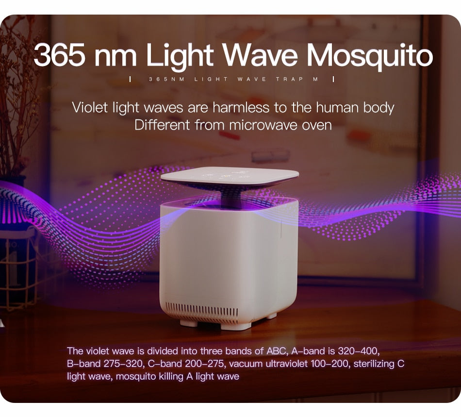 Lampadaire anti-moustiques Floroux LED | Efficace contre les insectes | Silencieux et sûr