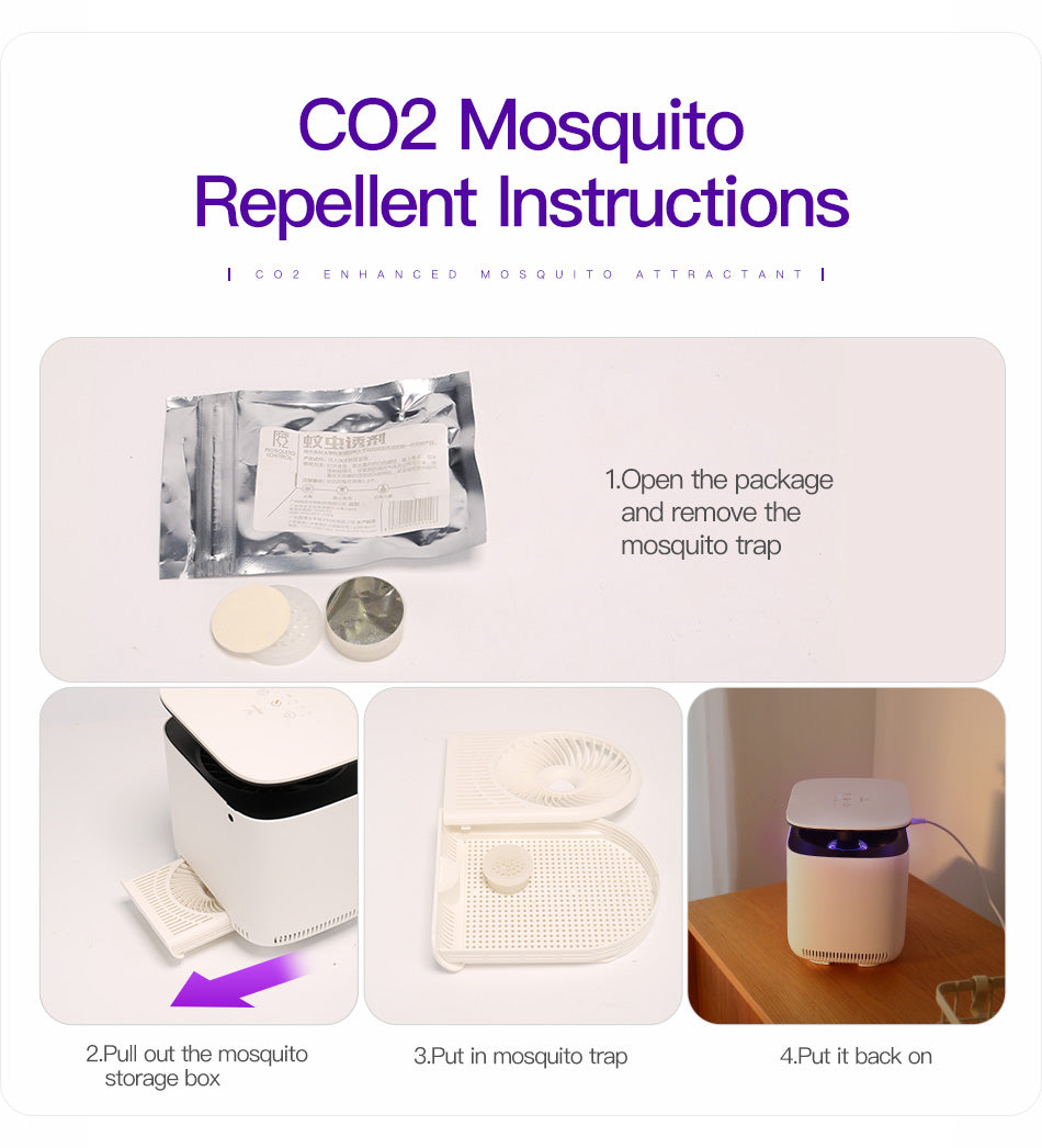 Lampadaire anti-moustiques Floroux LED | Efficace contre les insectes | Silencieux et sûr