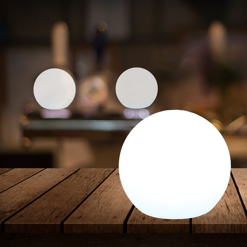 Lampe de table LED sans fil Moon avec batteries rechargeables