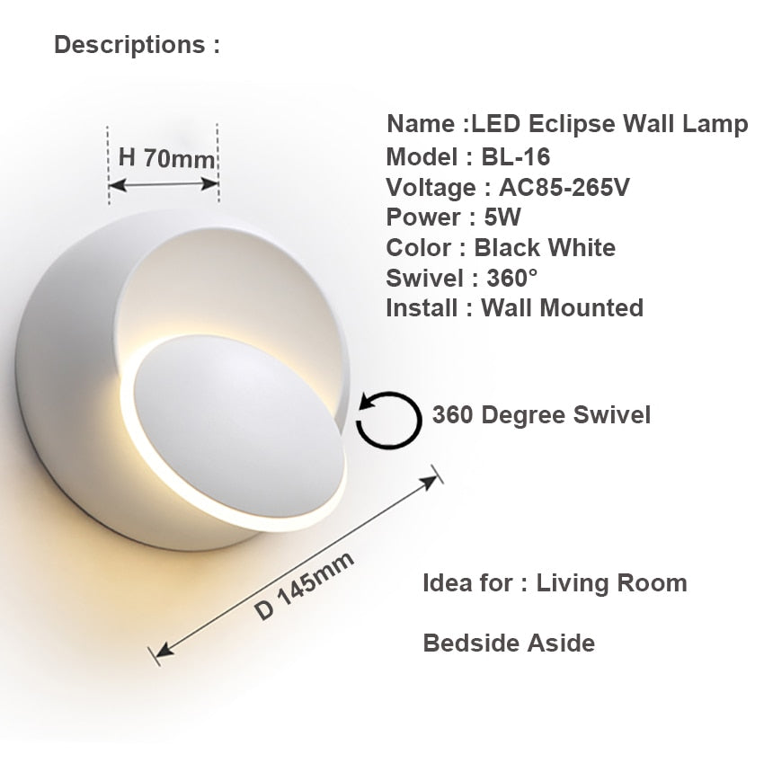 Applique LED 360