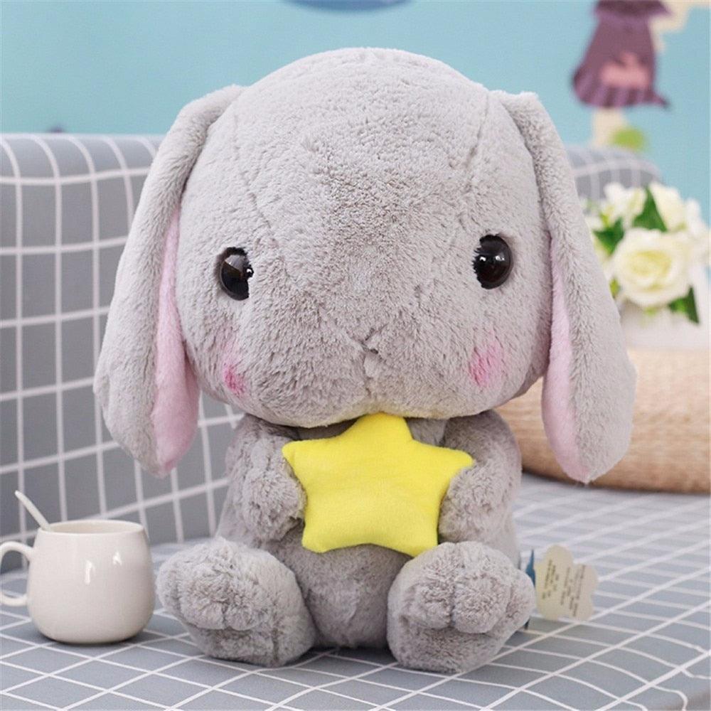 Floroux - Lapin câlin moelleux pour enfants et bébés
