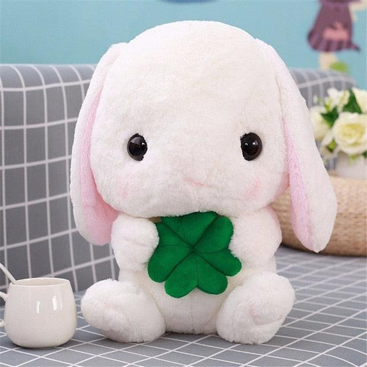 Floroux - Lapin câlin moelleux pour enfants et bébés