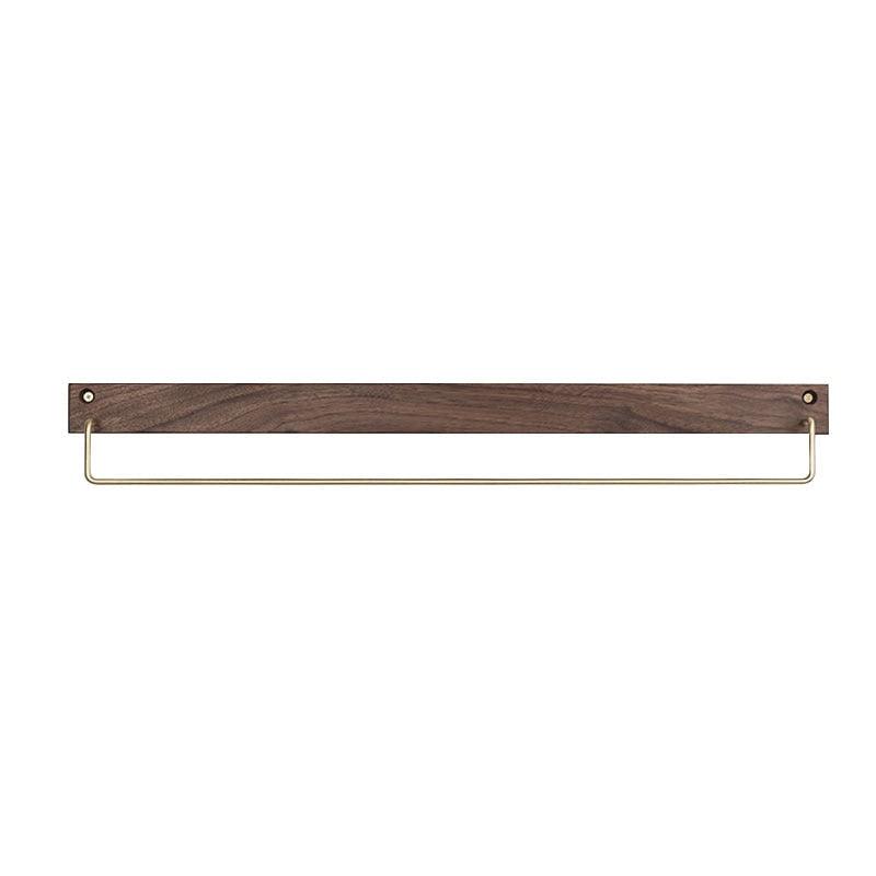 Floroux Wooden Towel Holder | Minimalist Design | Space Saving Towel Holder for Bathroom & Bedroom