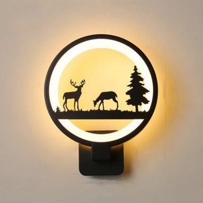Applique Murale LED Forêt