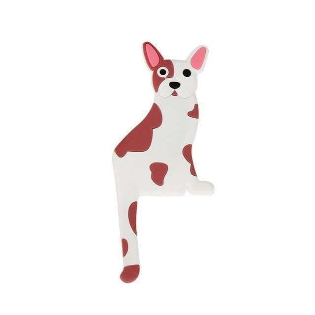 Floroux adhesive hooks in animal design | Versatile hooks for wall and refrigerator | Practical and decorative