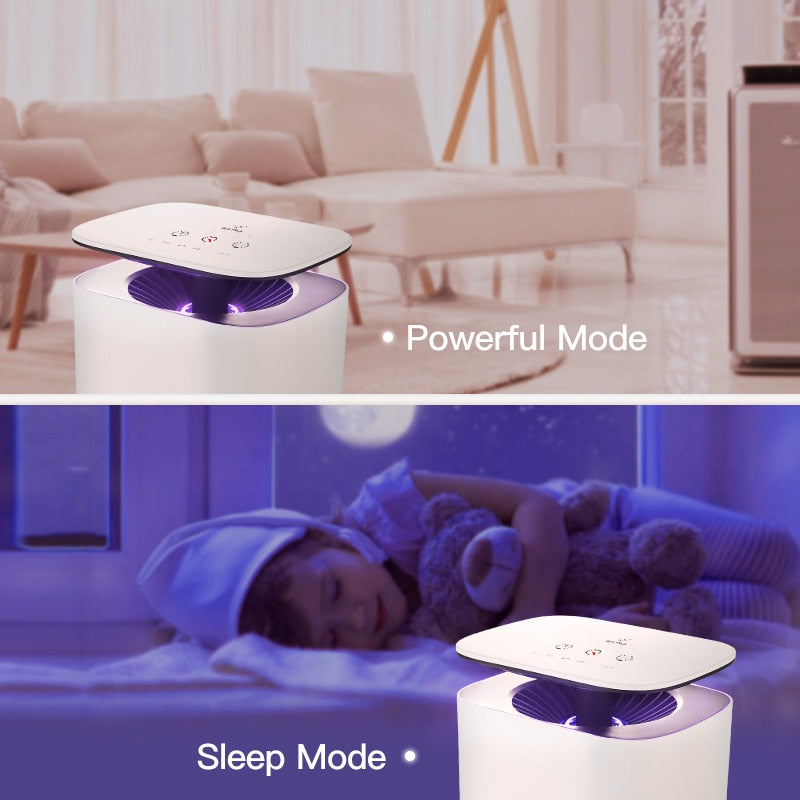 Lampadaire anti-moustiques Floroux LED | Efficace contre les insectes | Silencieux et sûr