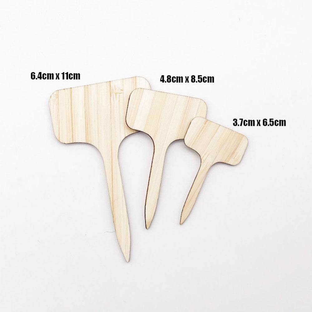 Floroux Wooden Plant Labels | Environmentally Friendly | Perfect for Garden & Balcony | Marker Labels for Plants
