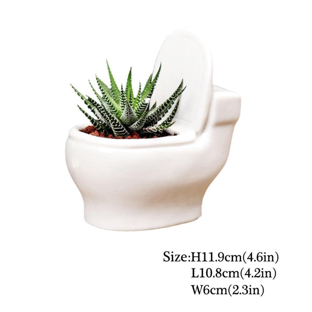 Floroux Succulent Holder in Ceramic | Handmade | Decorative Plant Stand for Bathroom