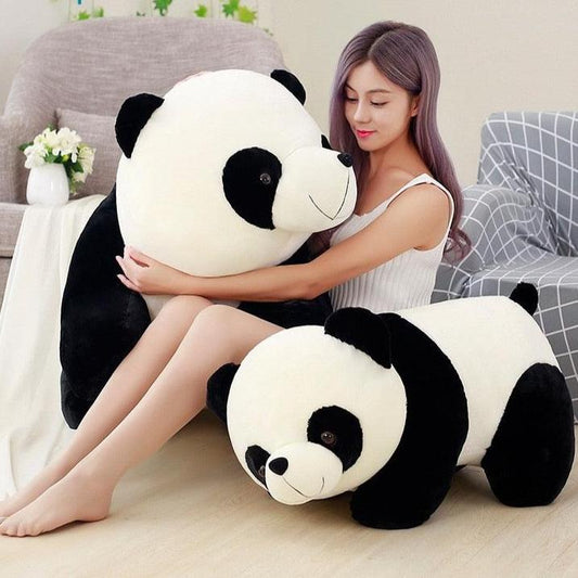 Floroux - Peluche douce et mignonne de panda pour enfants à partir de 3 ans