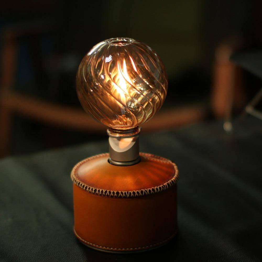 Floroux Lampe de camping en verre pour extérieur