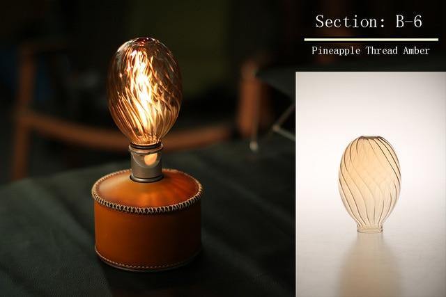 Floroux Lampe de camping en verre pour extérieur