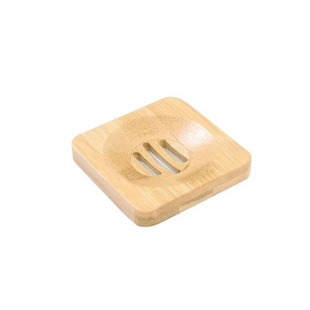 Floroux Bamboo Soap Dish | Durable Storage | Non-Slip Design | Ideal for Bathrooms