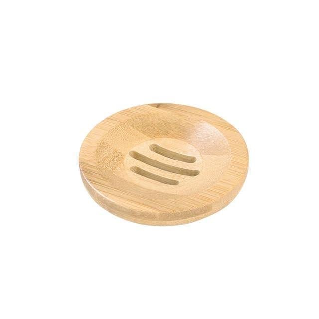 Floroux Bamboo Soap Dish | Durable Storage | Non-Slip Design | Ideal for Bathrooms