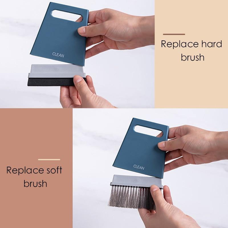 Floroux Mini Cleaning Set Nordic | Scoop & Broom | Compact | Elegant | Effective