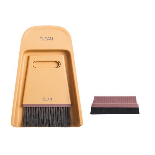 Floroux Mini Cleaning Set Nordic | Scoop & Broom | Compact | Elegant | Effective