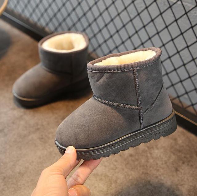 Bottes d'hiver chaudes en polaire pour enfants