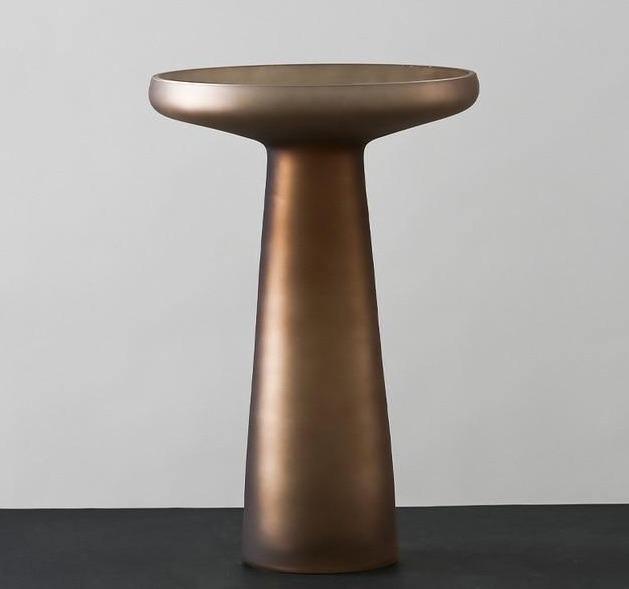 Floroux glass container with frosted glass | Mouth blown | Modern elegance | Versatile colors and shapes