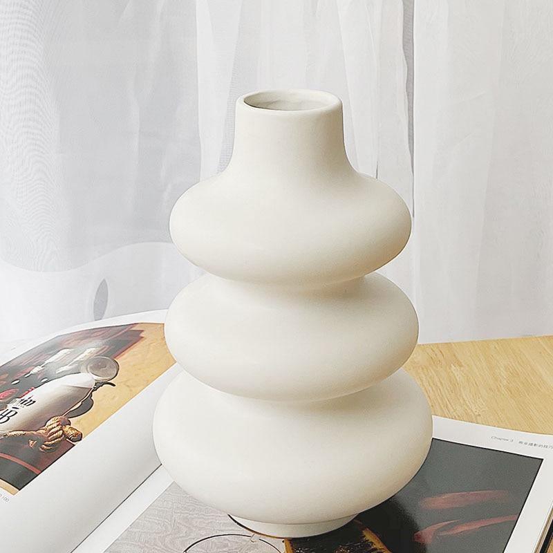 Abstract ceramic vase Floroux | Timeless decor | Versatile elegance