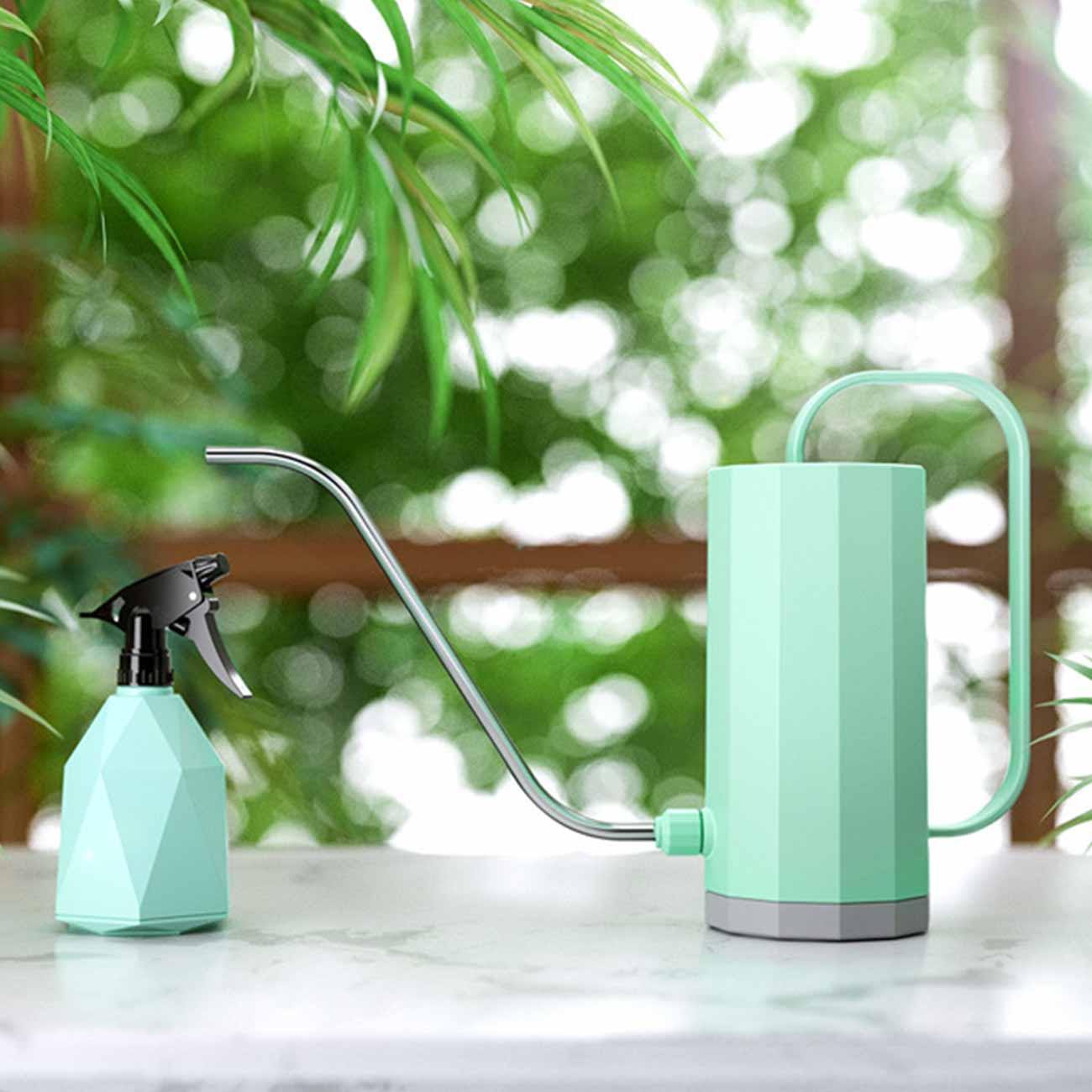 Floroux Watering Can with Swan Neck | Modern Geometric Design | Perfect Plant Care