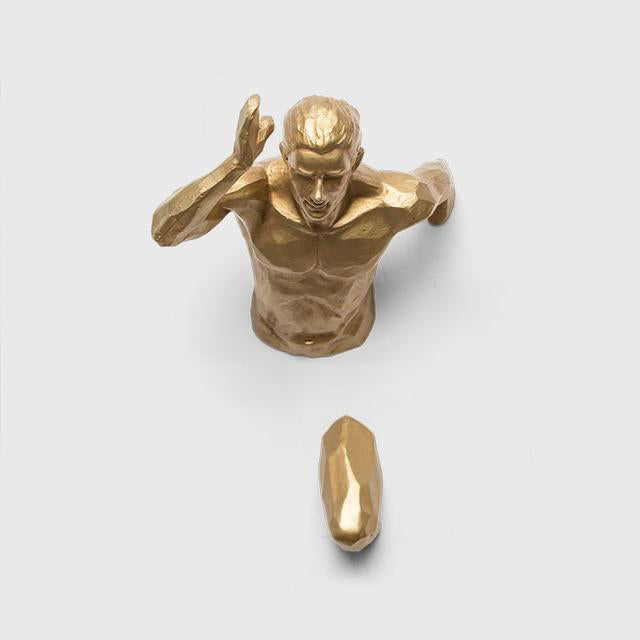 Sculpture Murale Running Man Floroux