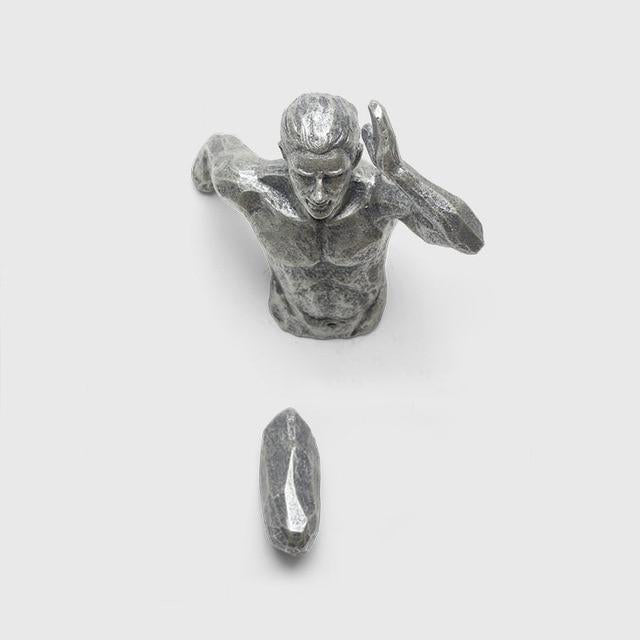 Sculpture Murale Running Man Floroux