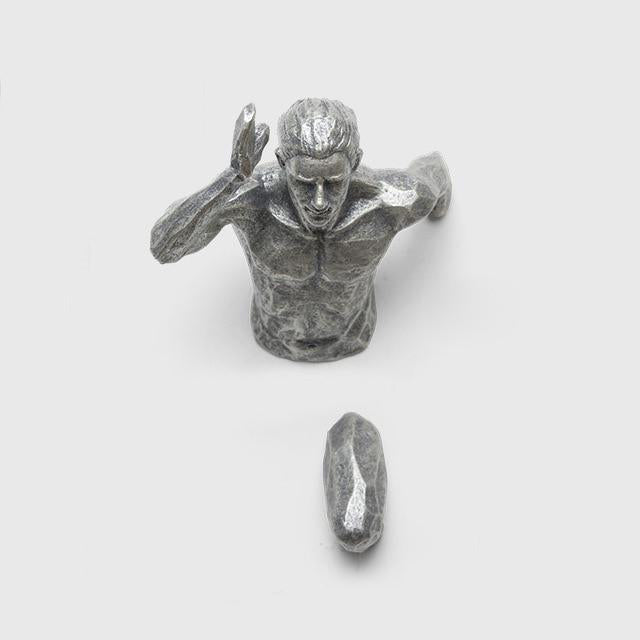 Sculpture Murale Running Man Floroux