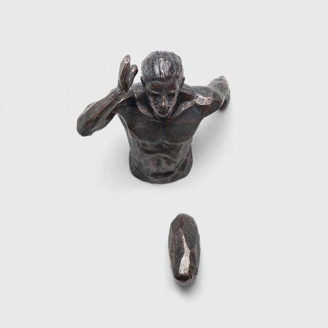Sculpture Murale Running Man Floroux
