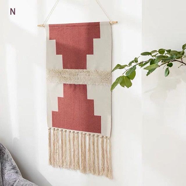 Floroux Tapis mural géométrique tufté
