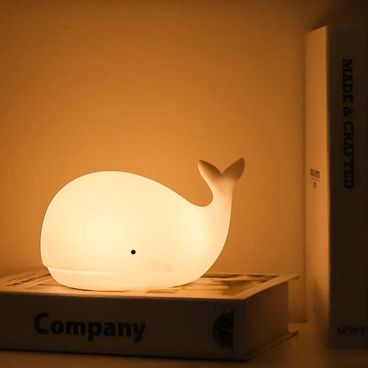 GlowWhale Lampe de Nuit - Fête Magique des Couleurs pour Enfants