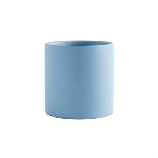 Ton coloré, 7,6 cm, petit pot en céramique pour succulentes