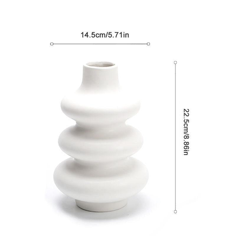 Abstract ceramic vase Floroux | Timeless decor | Versatile elegance