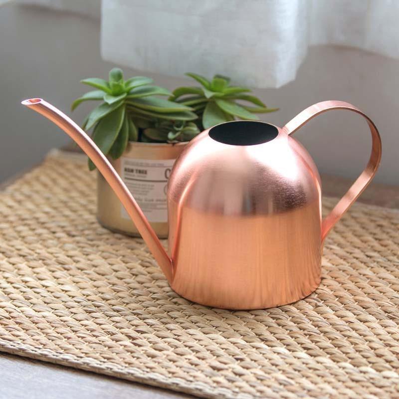 Stainless steel watering can Floroux with flexible spout | Modern design | Perfect watering | Rust resistant