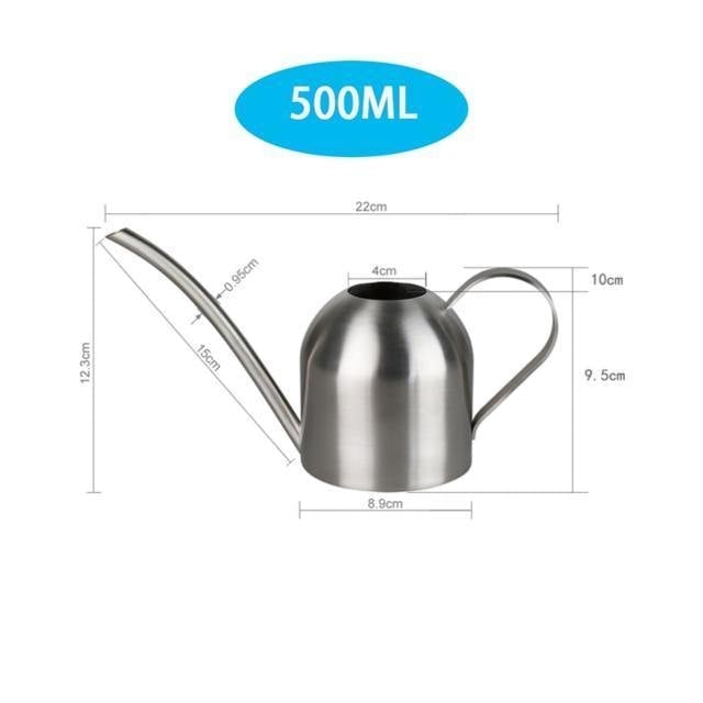 Stainless steel watering can Floroux with flexible spout | Modern design | Perfect watering | Rust resistant