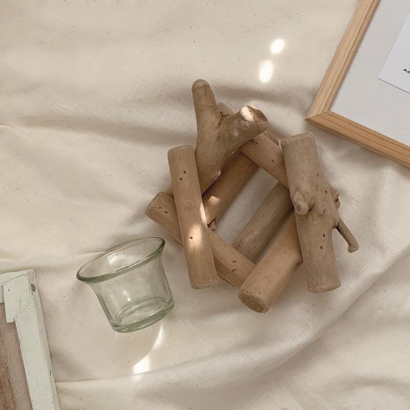 Floroux Handmade Wooden Candle Holder | Maritime Design | Natural Decoration | Perfect Gift Idea