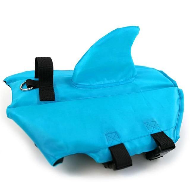 Gilet de natation pour chien requin