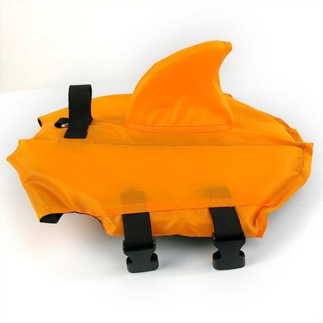 Gilet de natation pour chien requin