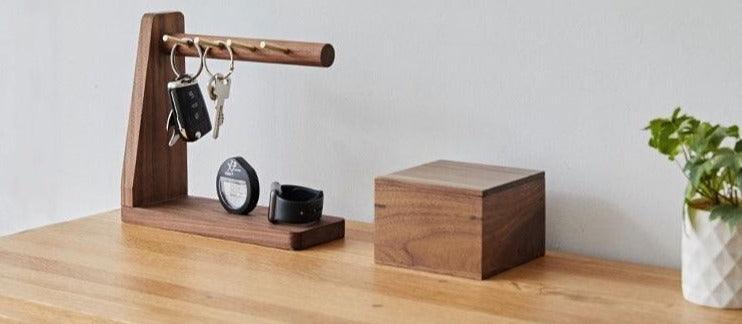 Support de Clé Floroux | Organisateur de Clés Multifonction | Design Moderne pour Couloir et Bureau