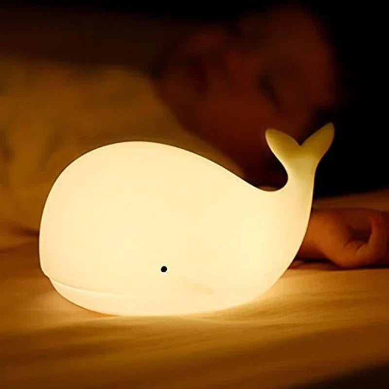 GlowWhale Lampe de Nuit - Fête Magique des Couleurs pour Enfants