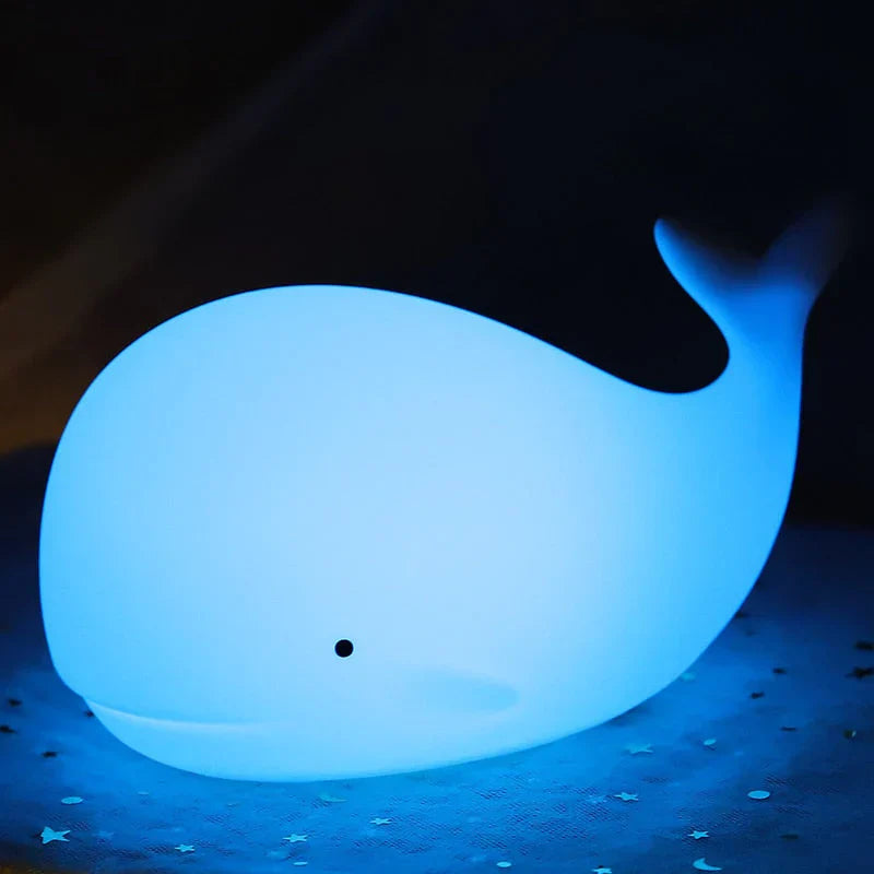 GlowWhale Lampe de Nuit - Fête Magique des Couleurs pour Enfants
