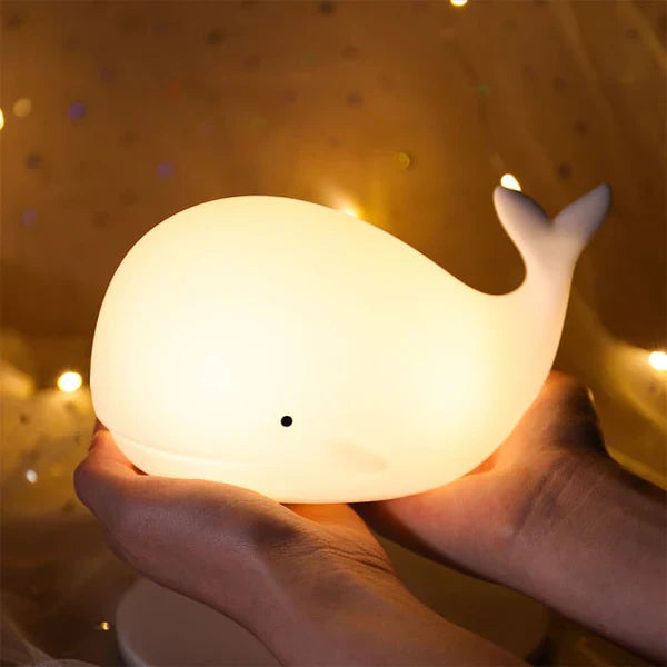 GlowWhale Lampe de Nuit - Fête Magique des Couleurs pour Enfants