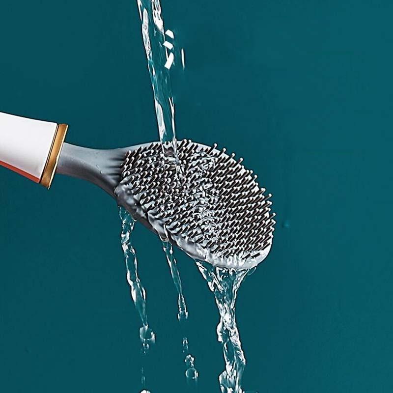 SumiClean - Brosse de Toilette en Silicone Rigoriste pour Votre Salle de Bain