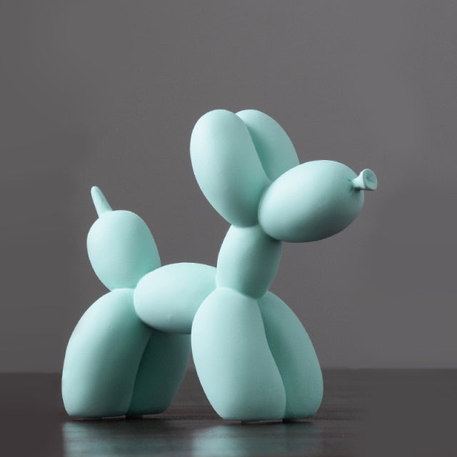 Figurines décoratives chien ballon