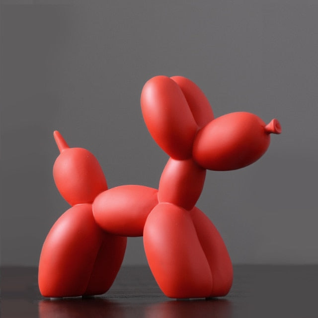Figurines décoratives chien ballon