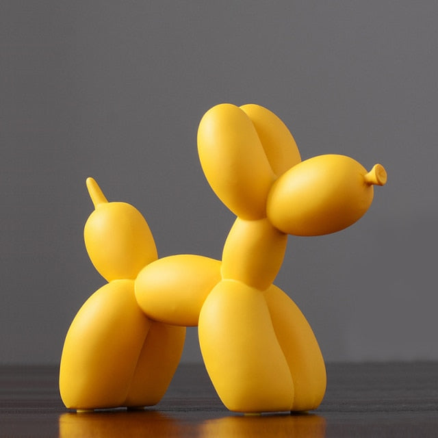 Figurines décoratives chien ballon