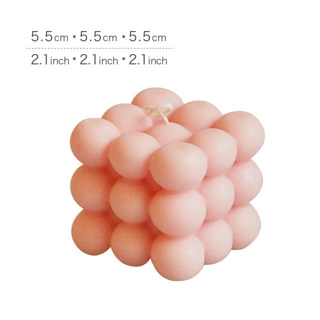 Bougie Bulles Cube Bougies d'aromathérapie